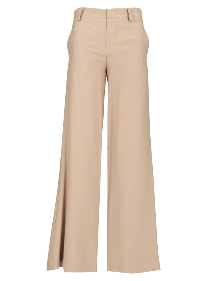 Al Duca D'Aosta Wide Leg Trousers - Beige | bffa5fc974c6c01fd6631240aa0ac5135c4516cb