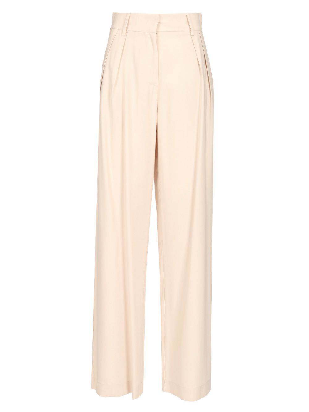 Al Duca D'Aosta Double Pleat Trousers - Bianco | 008490df624236bf61ba4614215cda7f00d317f4