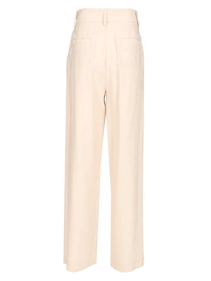 Al Duca D'Aosta Double Pleat Trousers - Bianco | 77885e6350e5421bf8020c70f2ec0d1bbec5d795