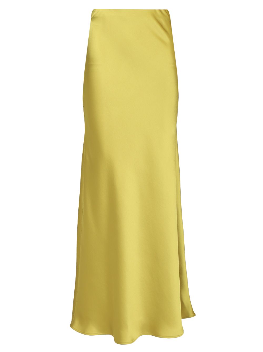 Al Duca D'Aosta Satin Long Skirt Gonne - Giallo | 36de622ffe5adca4a7a25a6f5350fc7508af6a19