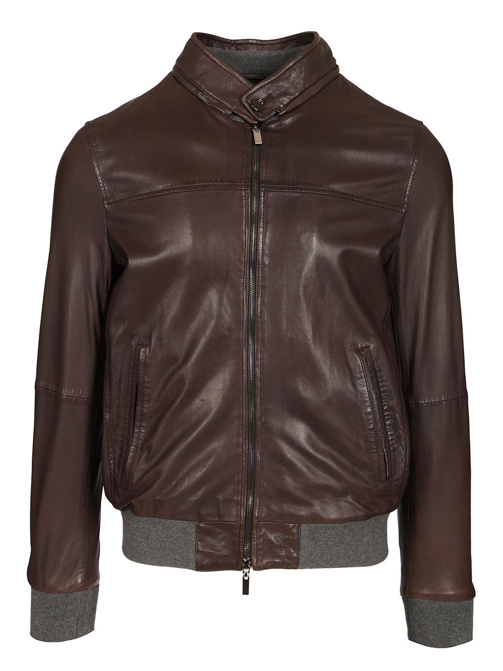 Al Duca D'Aosta Leather Jacket Giacche - Marrone | 0196f7cd63870298b04b29cf3b668c3b1779e92b