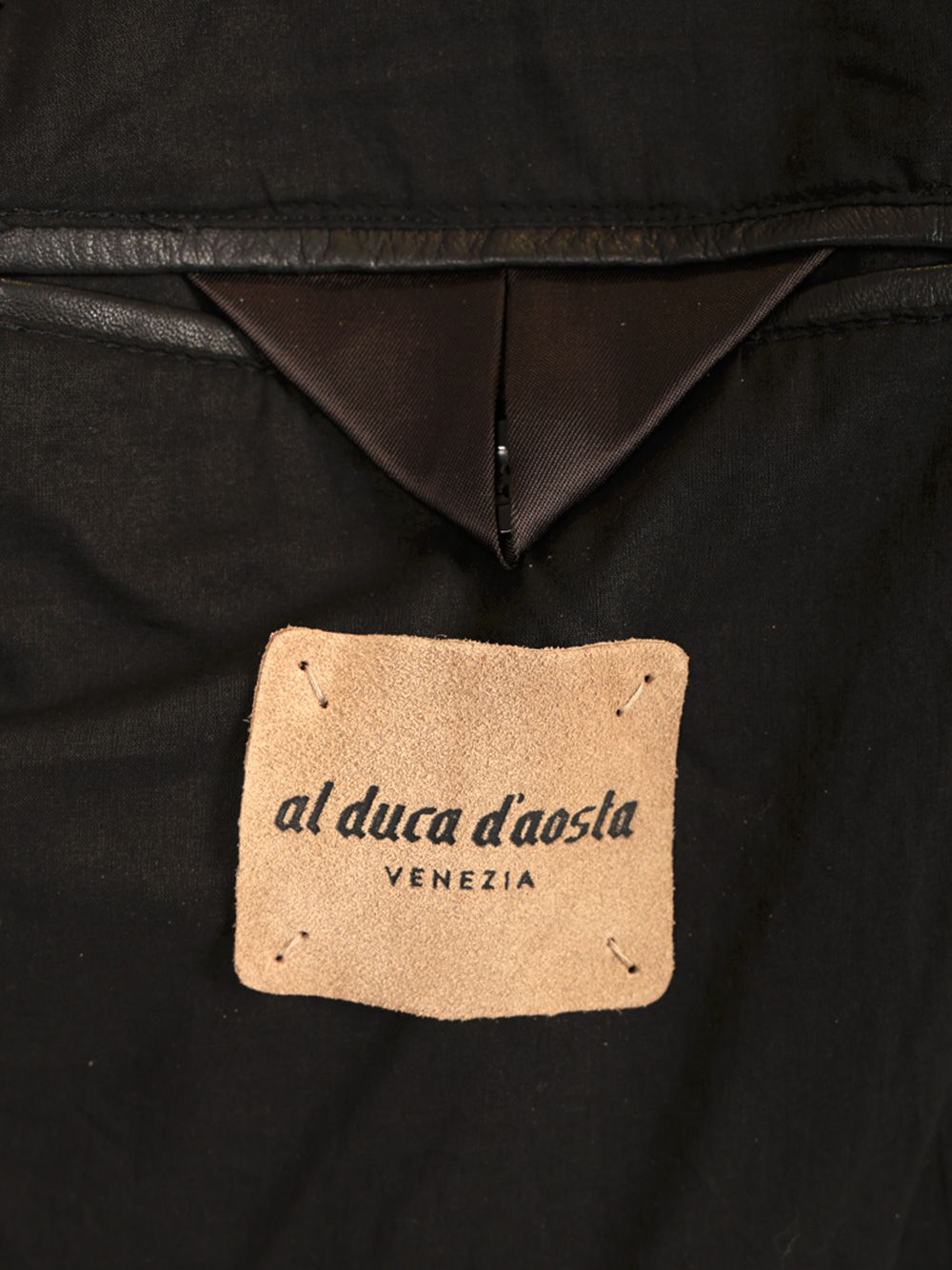 Al Duca D'Aosta Black Leather Biker Giacche - Nero | 0c76b0be1565b4495110dc396ef8a0a5c56f2da6