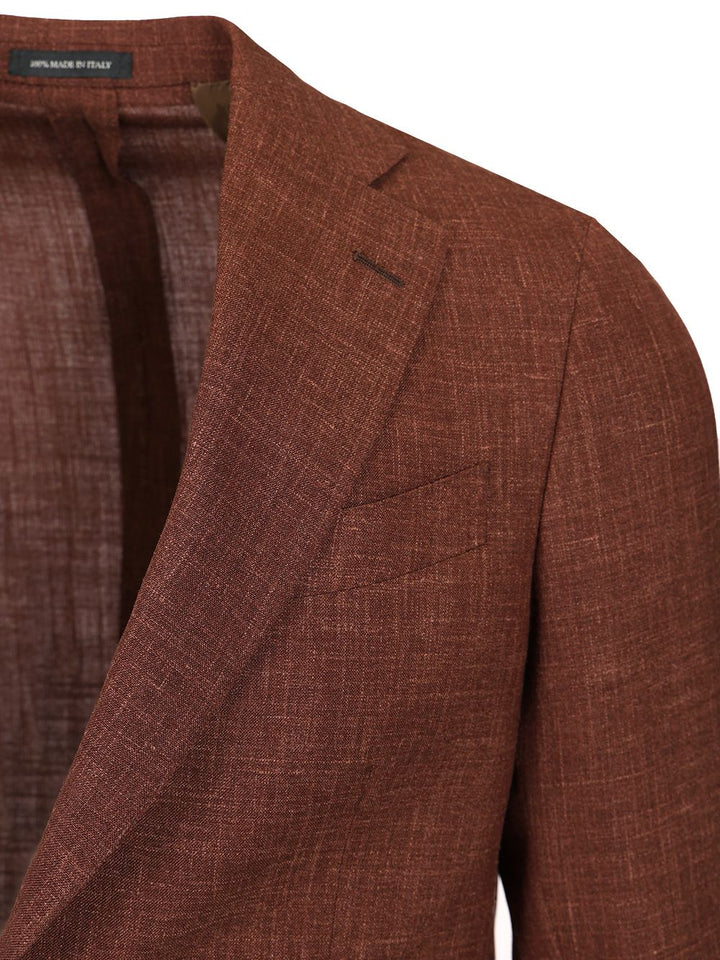 Al Duca D'Aosta Melange Unlined Jacket Giacche - Marrone | f92ee4c2adf380be41f1311139a92ef2ab13e1e1