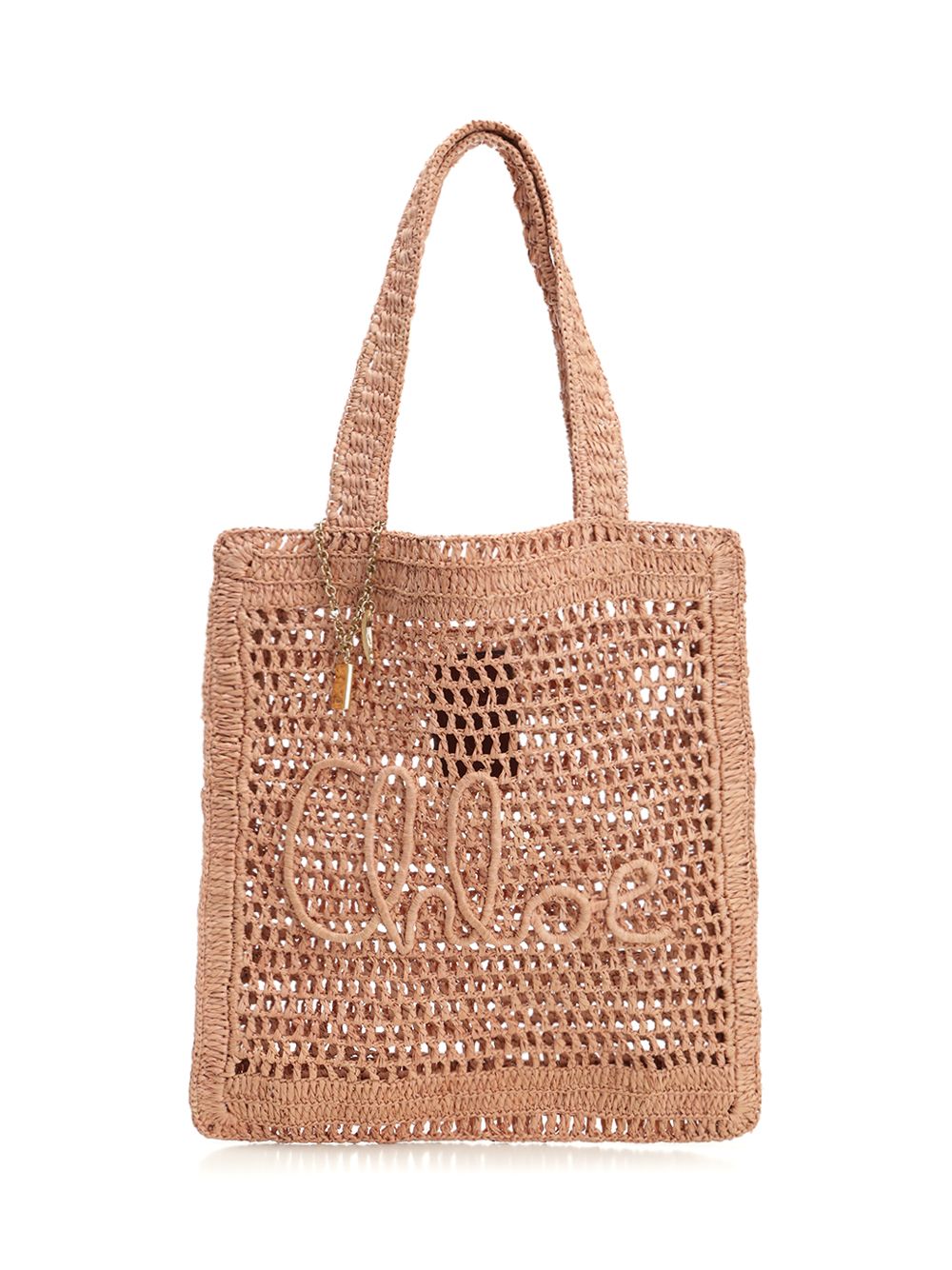 Chloe' Estate Banana Shoulder Bags - Beige | fa25eaae7cdf3dcea3067fa2fbcd2798591798b7