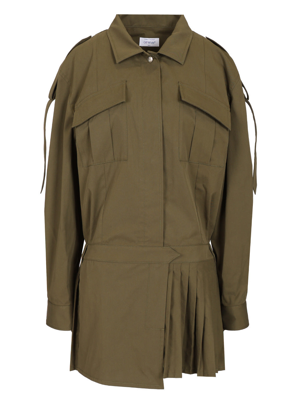 Off-White “Savana” Dress Abiti - Verde | 8be76cbef5c89e449b876d295f593bac9c3c6eac