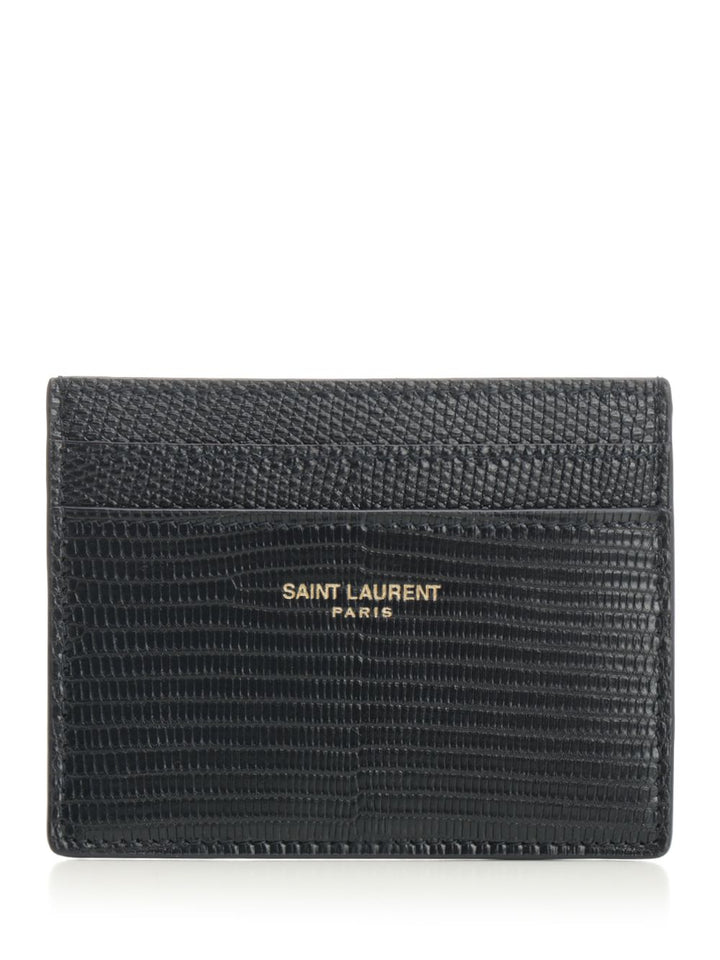 Saint Laurent Saint Laurent Paris Signature Card Holder Small leather goods - Nero | 04e127b4844d4413dd05173df7aaacb76fed1d0a