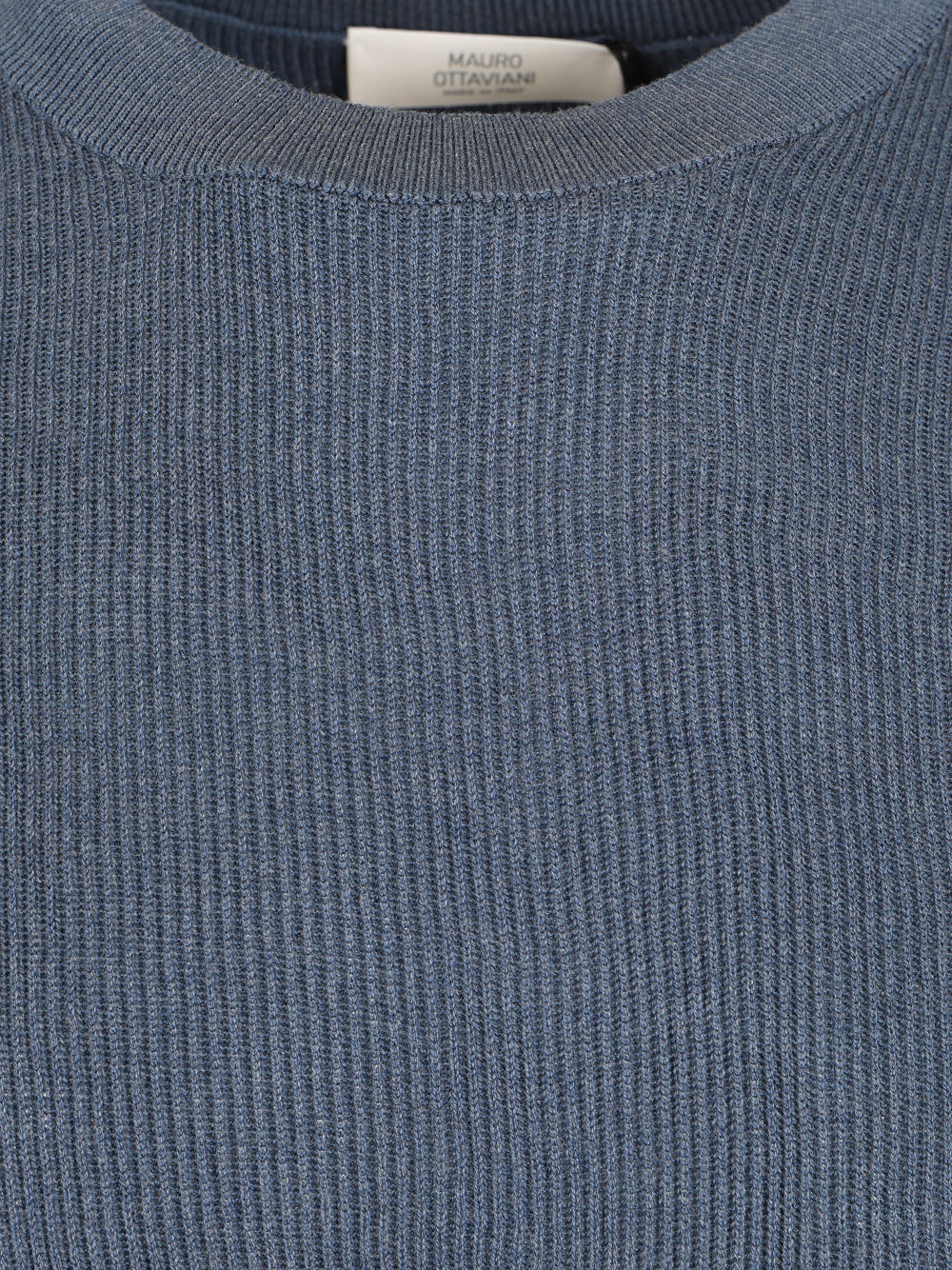 Mauro Ottaviani Ribbed T-Shirt - Blu | f718c36349f21ad24130dbcd1108e5e2210c7f94