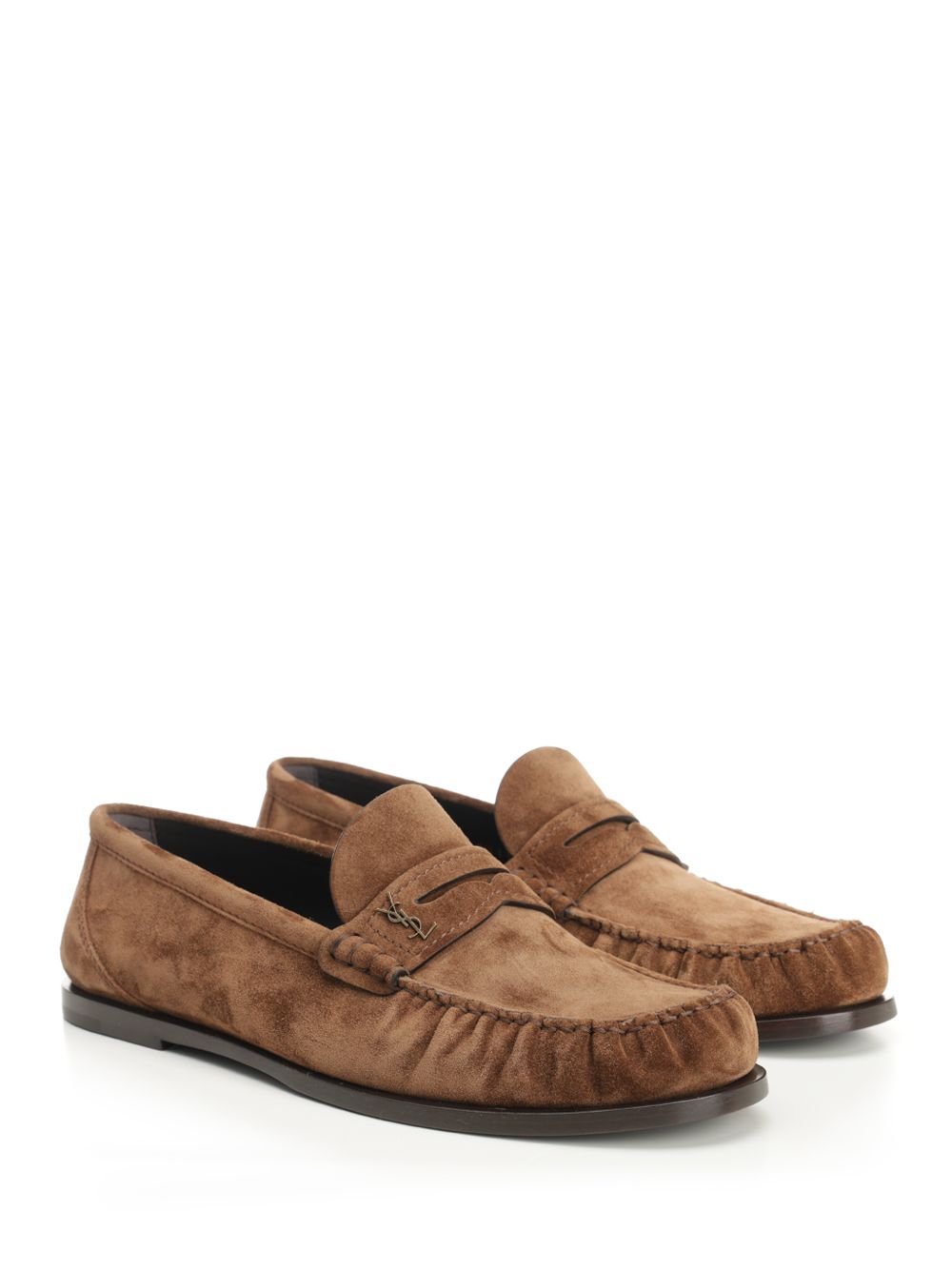 Saint Laurent Le Loafer Supple Scarpe basse - Marrone | 637df1ad7992788cae4724d9e4ab1d5ad18b1412