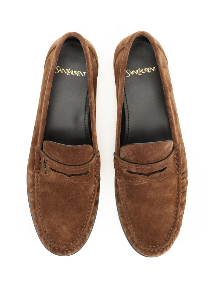 Saint Laurent Le Loafer Supple Scarpe basse - Marrone | 5eace999518d2c66af8b90045a091add8bf5de05