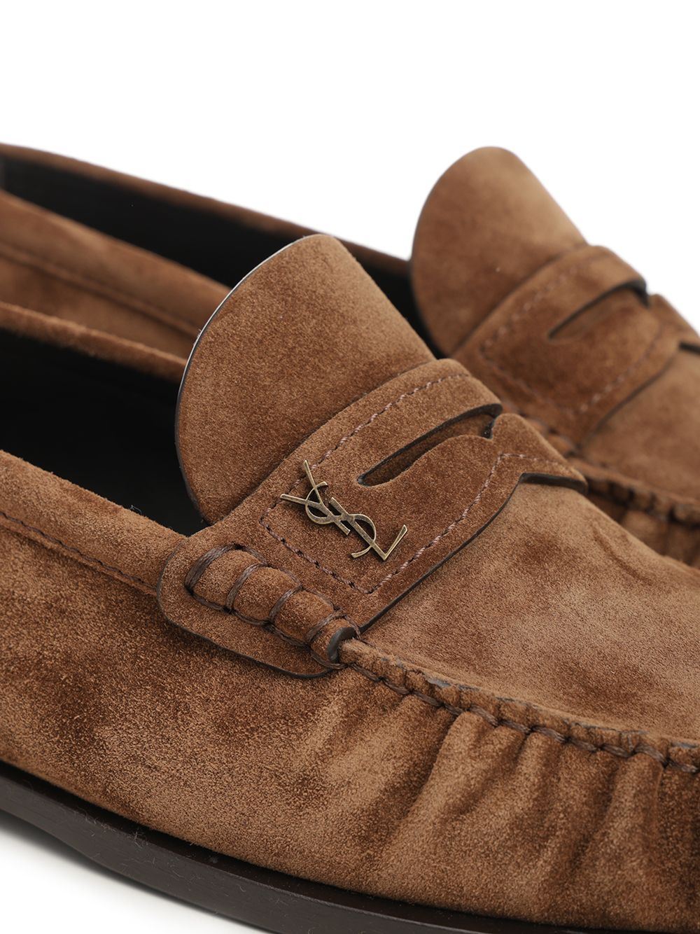 Saint Laurent Le Loafer Supple Scarpe basse - Marrone | 8a55b2706bca5c0b8d057519186ffc0b19b58c65