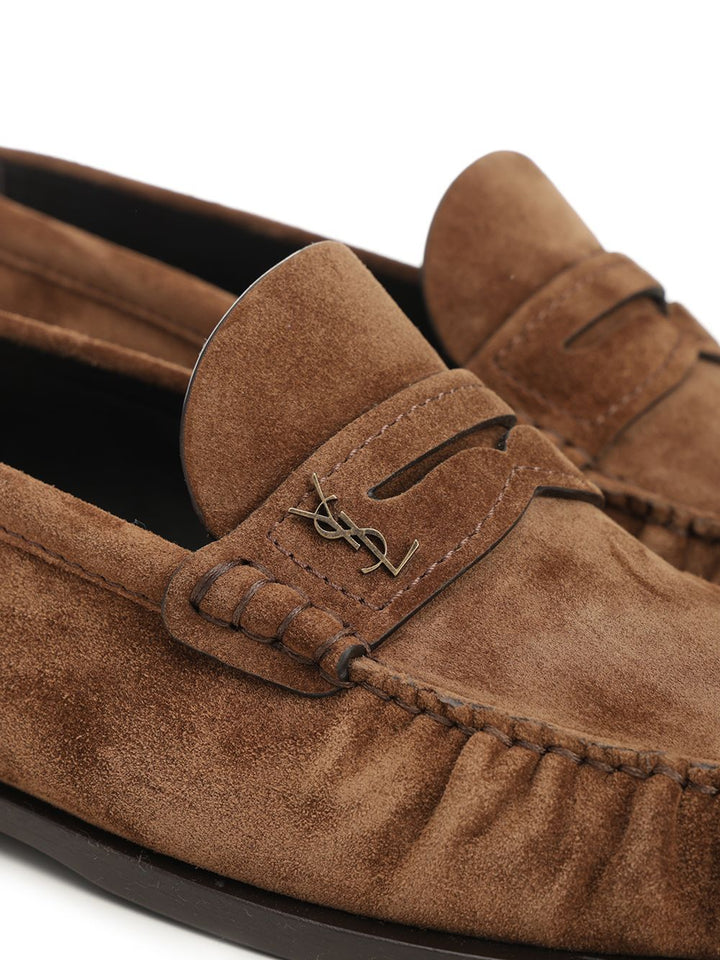 Saint Laurent Le Loafer Supple Scarpe basse - Marrone | 8a55b2706bca5c0b8d057519186ffc0b19b58c65