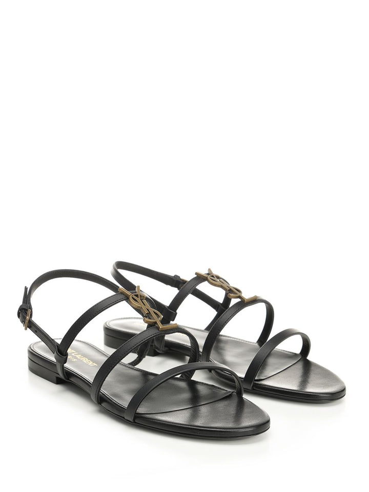 Saint Laurent New Cassandra Sandali - Nero | 982bcc652a8262542e3d7a06bc7a3ba261ef79c2