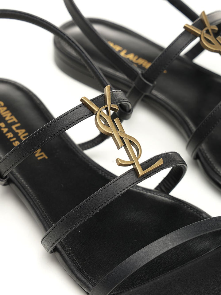 Saint Laurent New Cassandra Sandali - Nero | 824c0d4458504437879d3aa514412e99aaa144ca