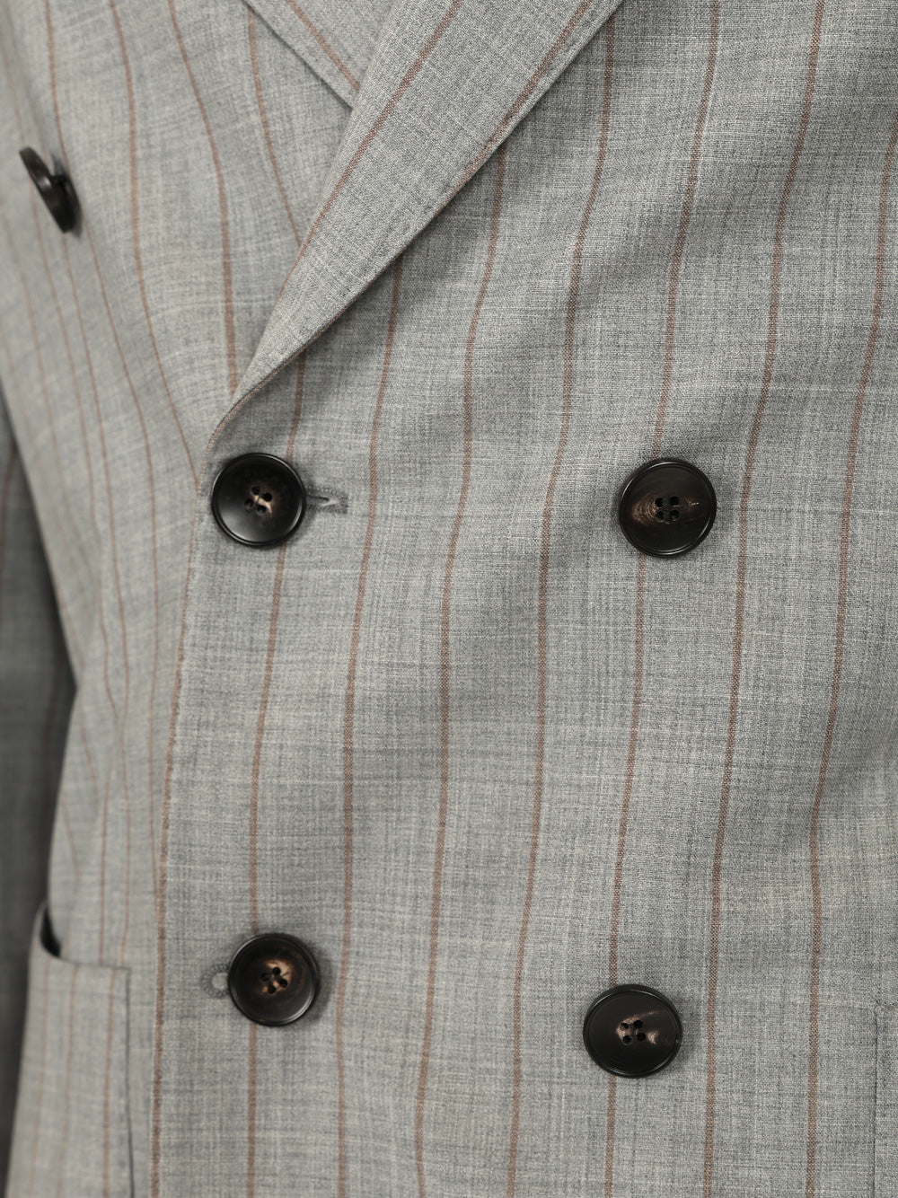 Guarinucci Double-Breasted Pinstriped Suit Abiti - Grey | e72b83a96678a1d14b9927a3477ff2cf8f02ef73