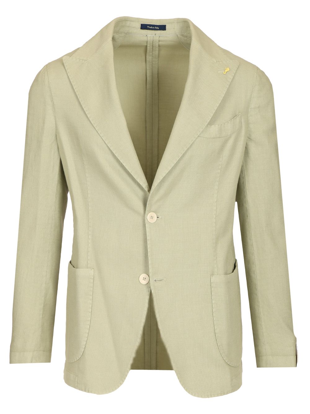 Guarinucci Cotton Linen Blazer Giacche - Verde | 8b61e15d8307ac4ecd2f6c6ee7a2de9d88127cb9