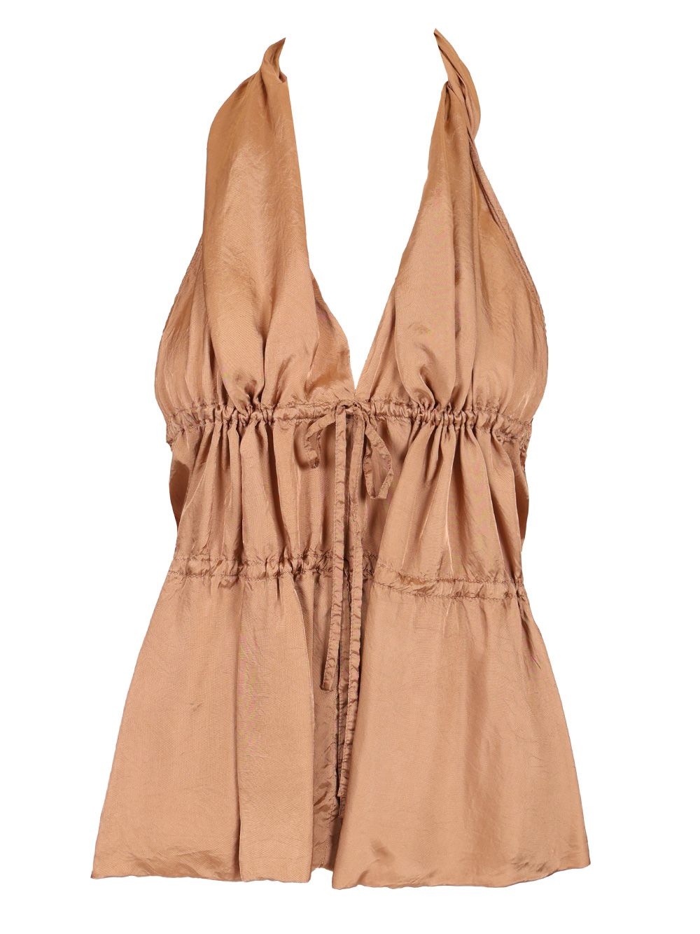 Dries Van Noten Halterneck Top Top - Rose | ea3c13b721591f89b56c1272950c3b19bf44fd64