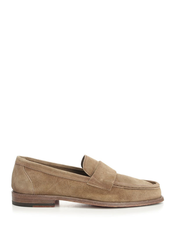 Suede Moccasin Mocassini Beige