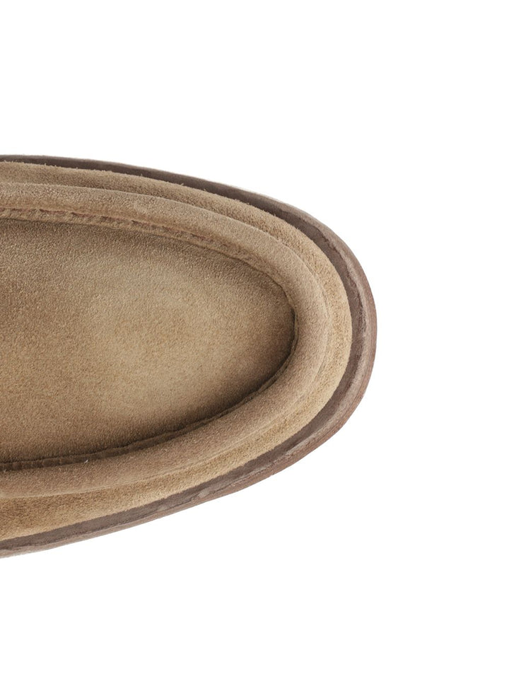 Corvari Suede Moccasin Mocassini - Beige | 472c52d8132ddd3ed678844afa4366f034adbc63