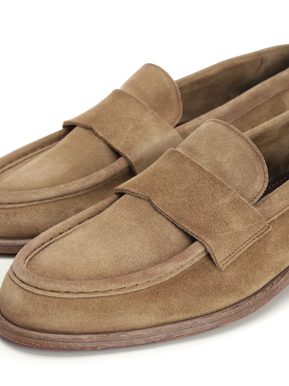 Corvari Suede Moccasin Mocassini - Beige | 12031f048d3fac852758010ff06f41ecd28bacd5