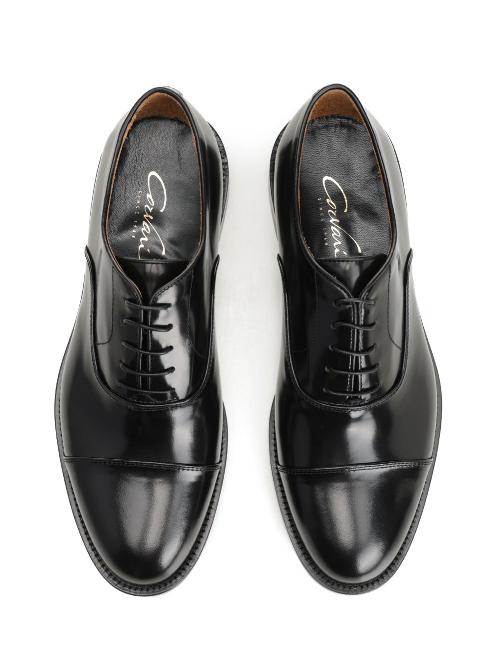 Corvari Black Leather Oxford Shoe Mocassini - Nero | 79b018dd5b456f87fb6007a782ad101f52b05e54