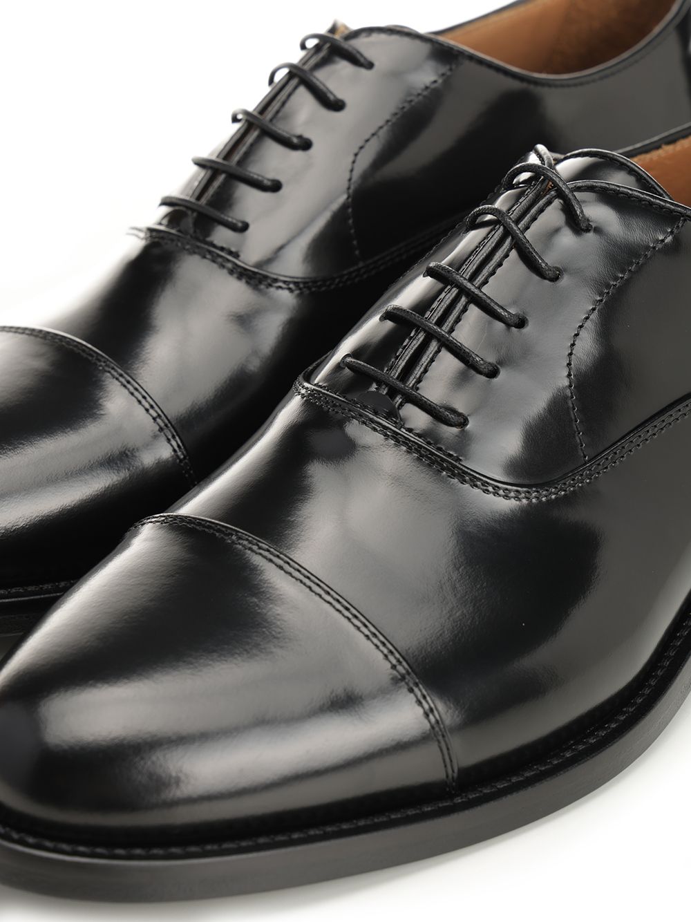 Corvari Black Leather Oxford Shoe Mocassini - Nero | 1126a583a387f80ba8f9fceb8c771f1be1d6392f