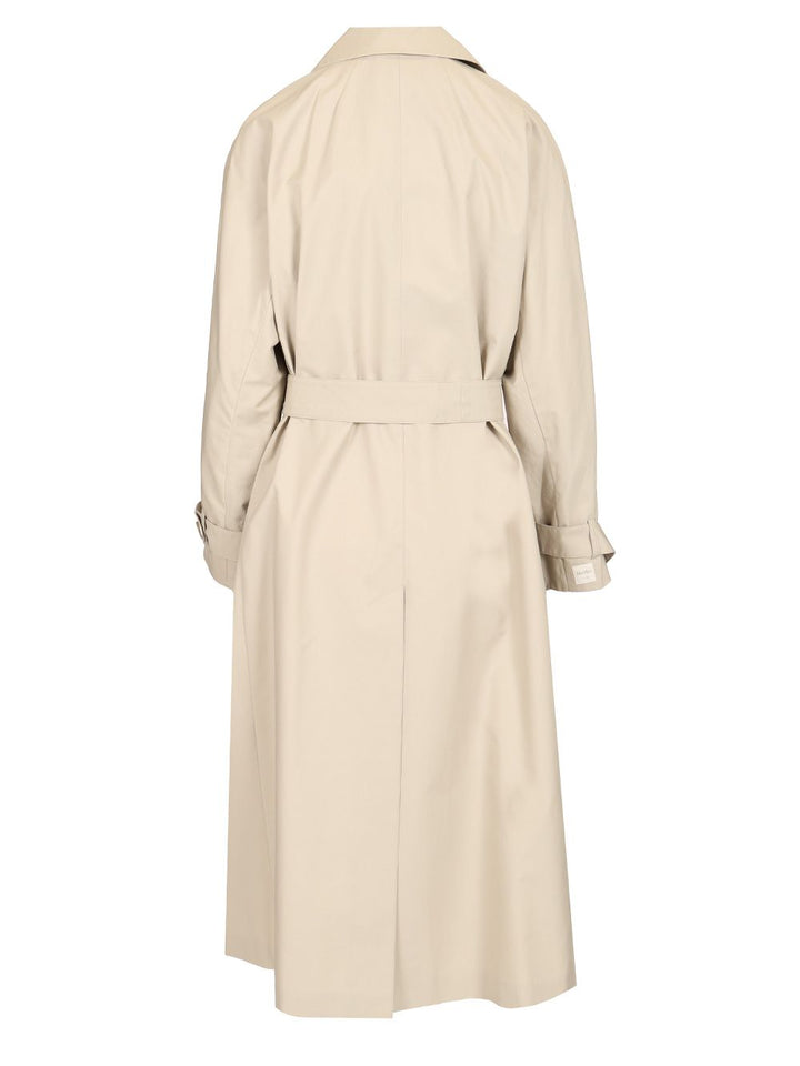 Max Mara The Cube Trench Doppiopetto Coats - Bianco | 566de72a3fd2882446a42b4b9454f5fa0e7f53d9