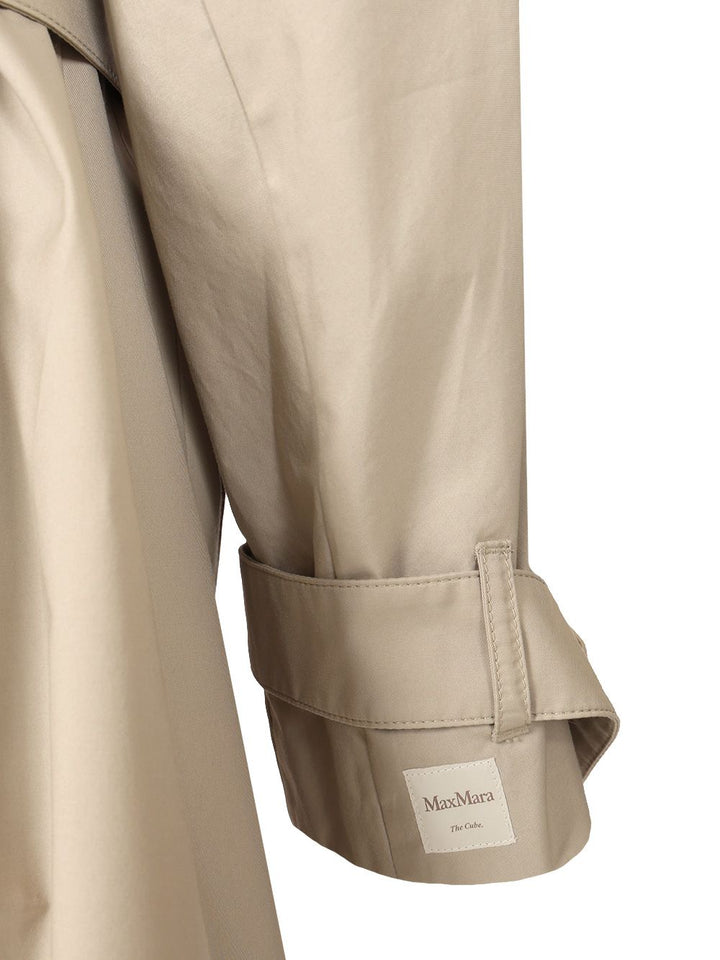 Max Mara The Cube Trench Doppiopetto Coats - Bianco | c21cdbc37a27242f9fcb6435252c594e1cf4fa31