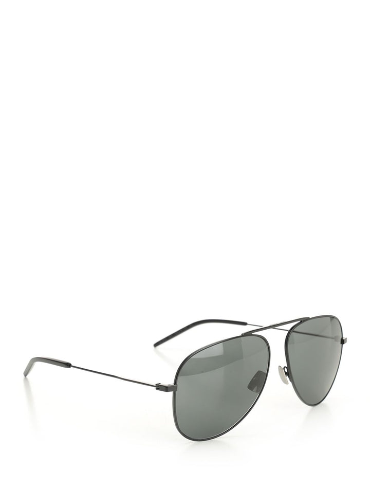 Saint Laurent Aviator Style Sun Glasses - Nero | f0bd2de79ee773b150bf19b5b46653024d6d3d0c