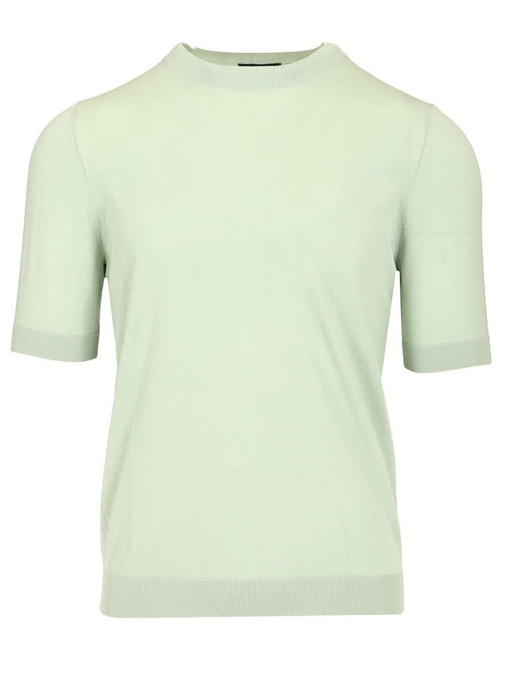 Ballantyne Slim Fit T-Shirt Knitwear - Verde | 201e6bbae6af82cee52a7518459a741a3a047016
