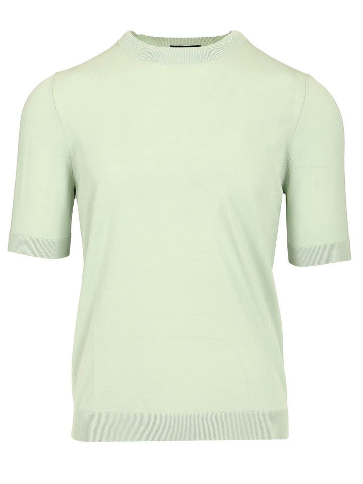 Ballantyne Cotton Crew Neck Sweater Knitwear - Verde | 844f77244c5fde26774c141f0f8f2746f2e69dbe