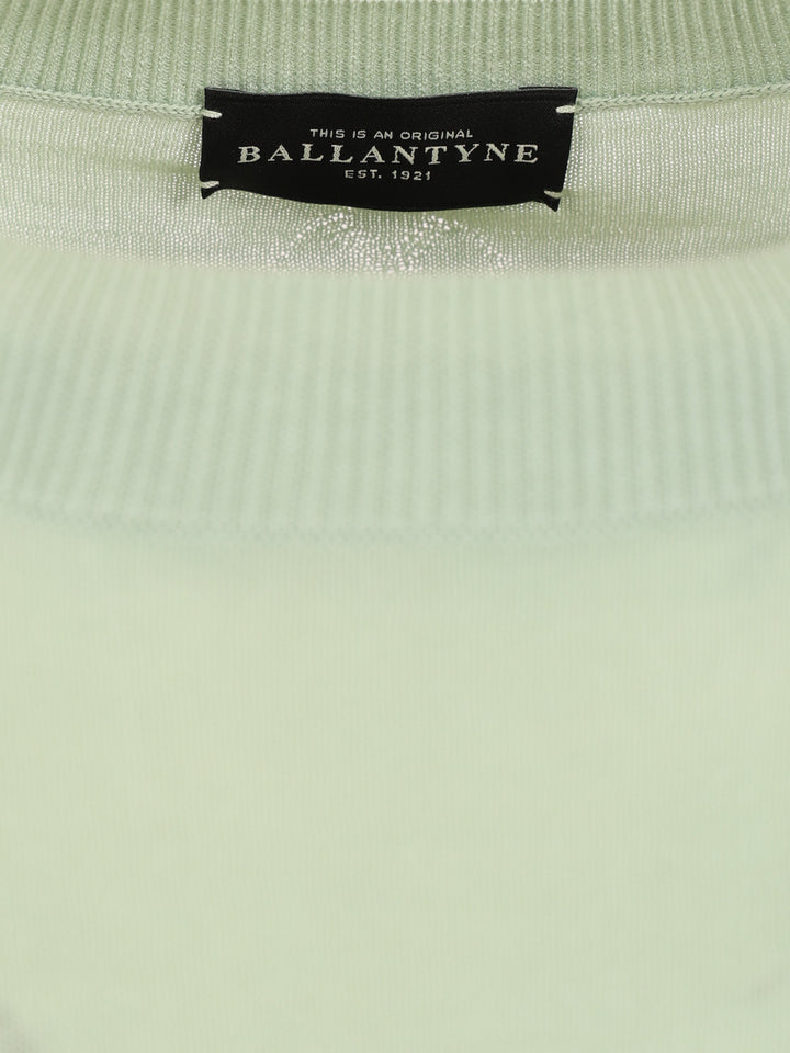 Ballantyne Cotton Crew Neck Sweater Knitwear - Verde | cc5b11c74b834b205d08559141d8f7c7f14b4bc5