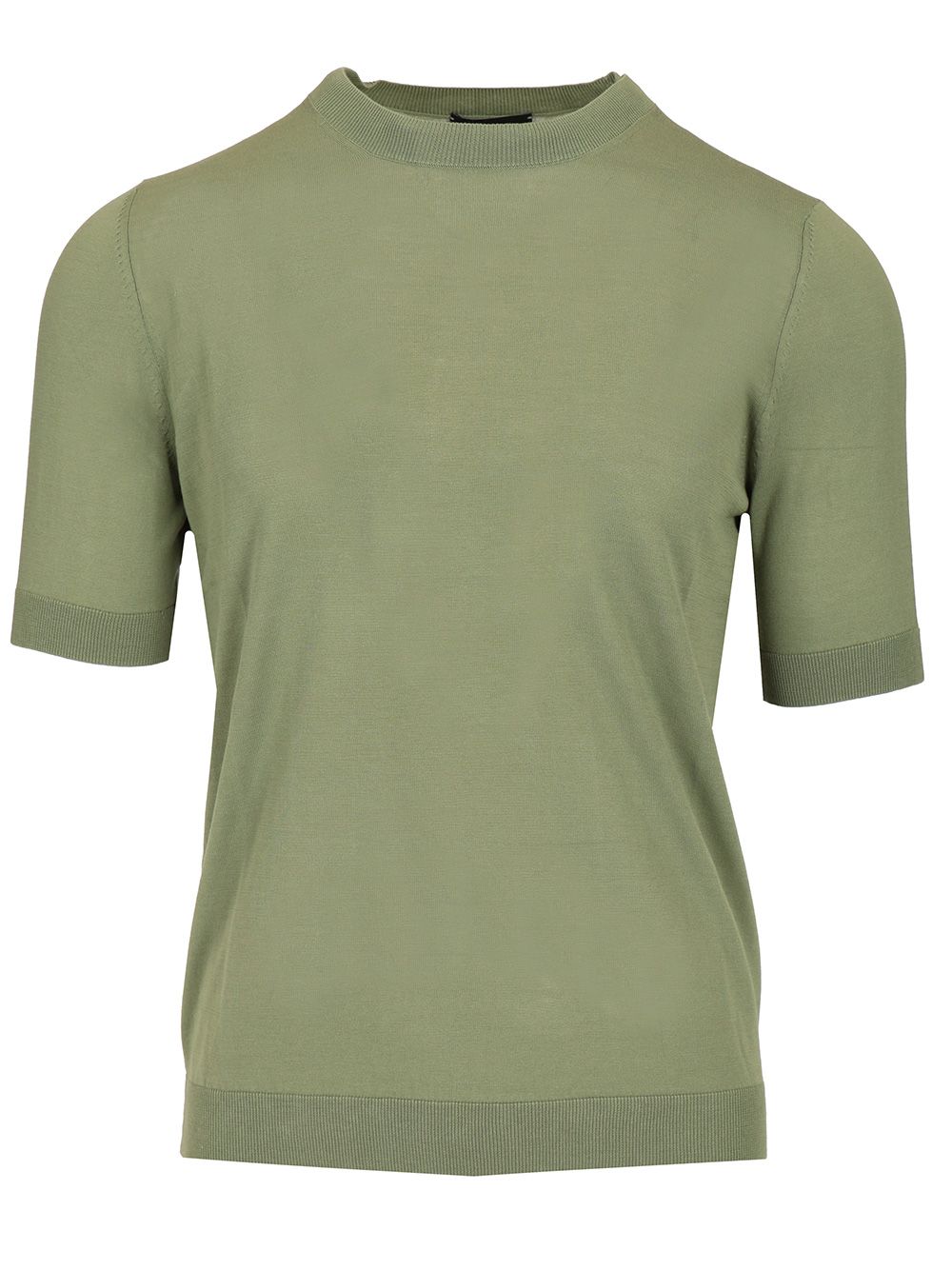 Ballantyne Slim Fit T-Shirt Knitwear - Verde | cc4a52611c0f207af9908514b239876923235682