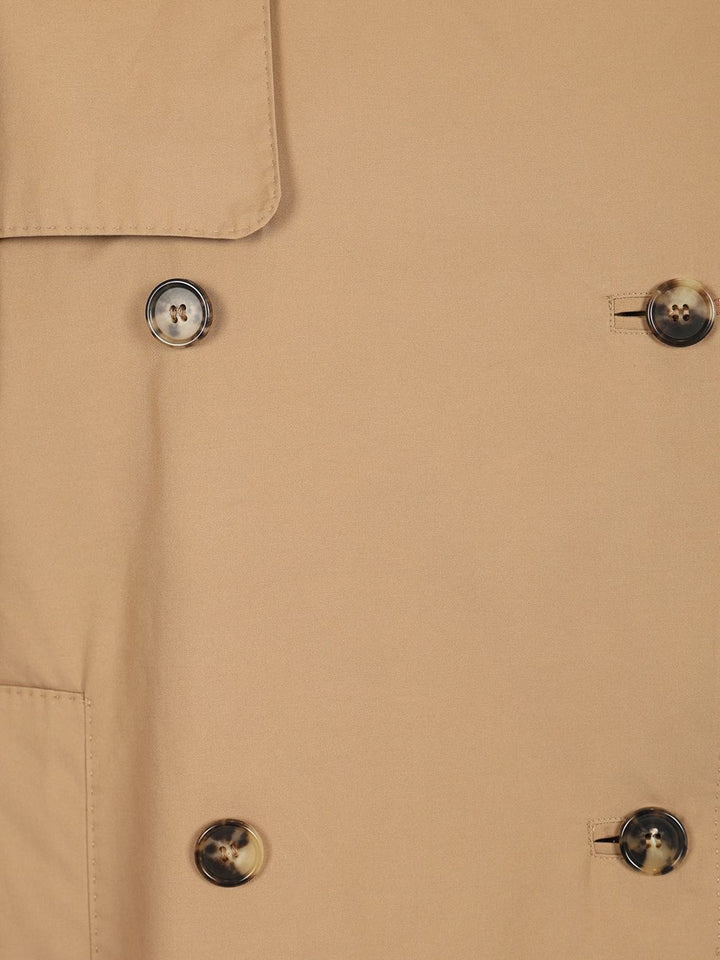 Max Mara The Cube Short Twill Trench Coat Coats - Beige | f7b88133476c0dfa13ceaf1f41ac609a42c2b3a4
