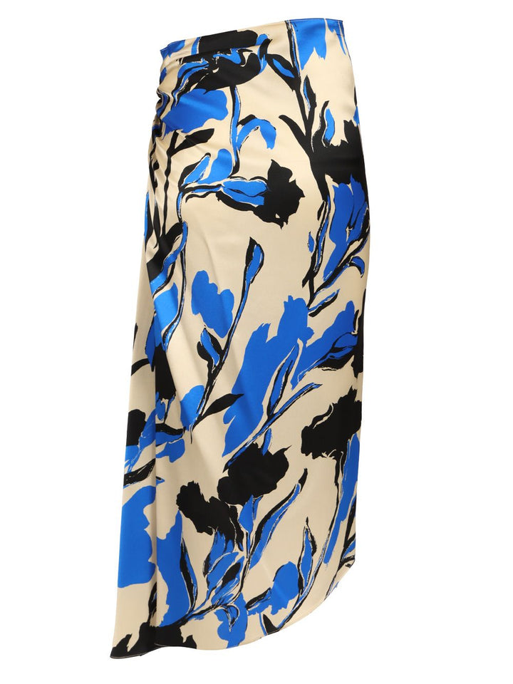 Max Mara Asymmetric Skirt Gonne - Multicolor | 255243d244a97b8761f2d0a4fb96747d392e2ffa