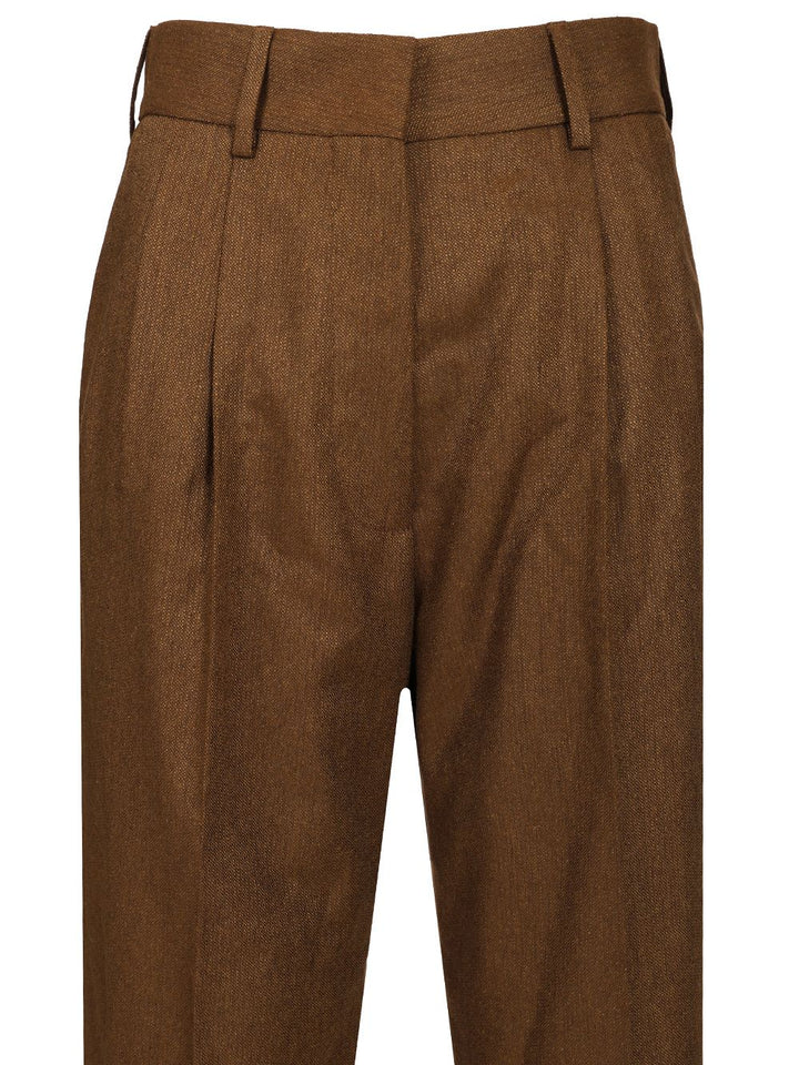 Blazé Milano Renard Fox Trousers - Marrone | b8e87e3aff0b1cb7f5a71f580f5eafa1495ed8af