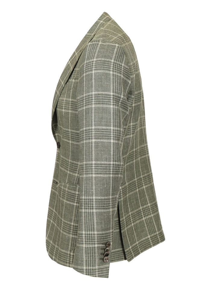 Al Duca D'Aosta Linen And Wool Jacket Giacche - Verde | 6a29bfceabf01acd897dce8990e37a63ba3f6139