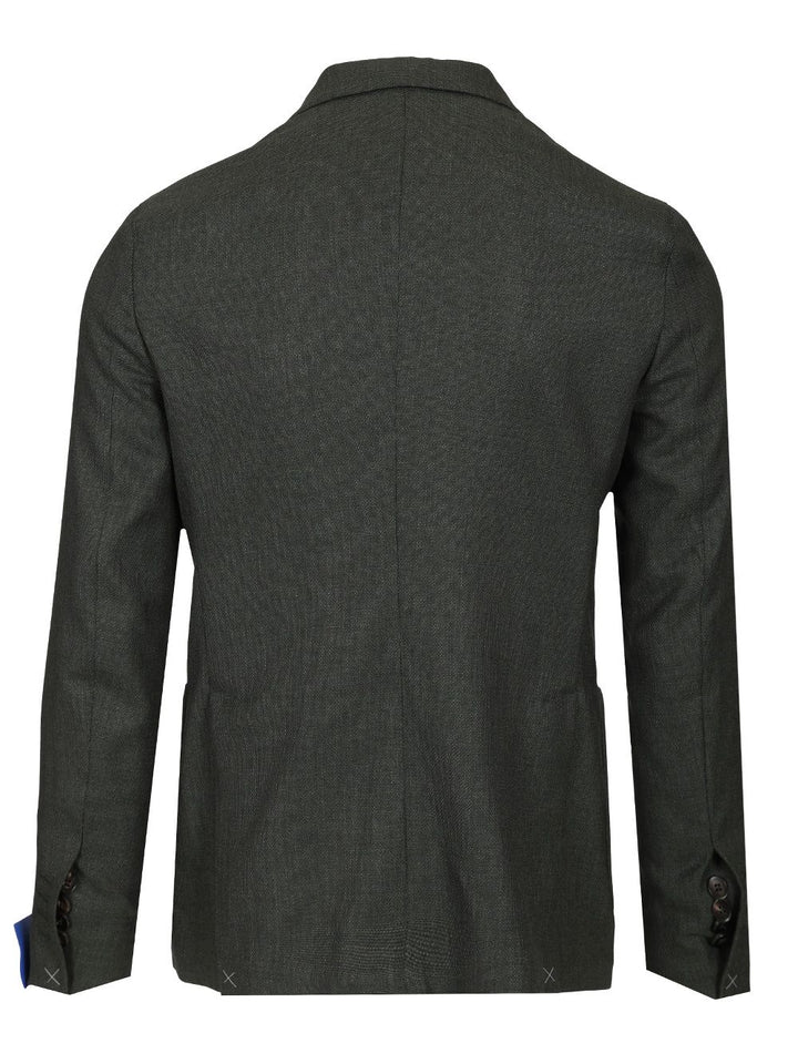 Guarinucci Double-Breasted Wool Blazer Giacche - Verde | 26dc7fcb173be53836d82872f12b5ed3281e374f