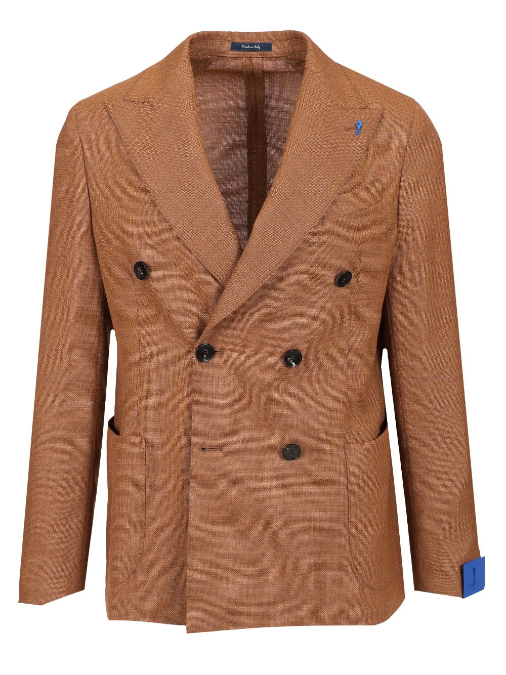 Guarinucci Double-Breasted Wool Blazer Giacche - Beige | a086c2a21b0897793ea2463d8f1795215291c4b8