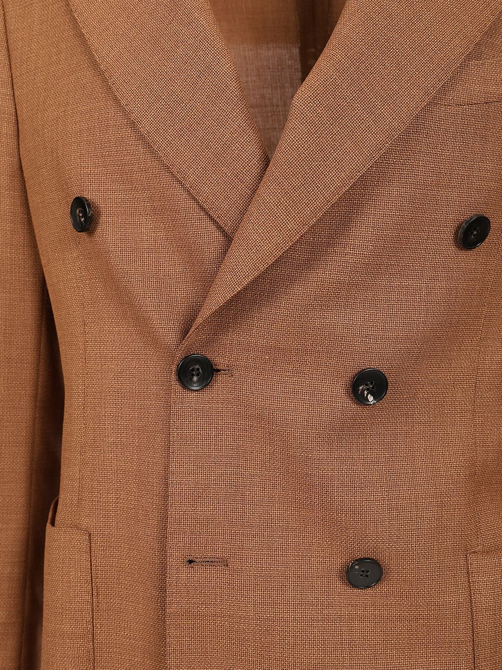 Guarinucci Double-Breasted Wool Blazer Giacche - Beige | 22ffee920b45c367ae681d7ef20903a058917f5c