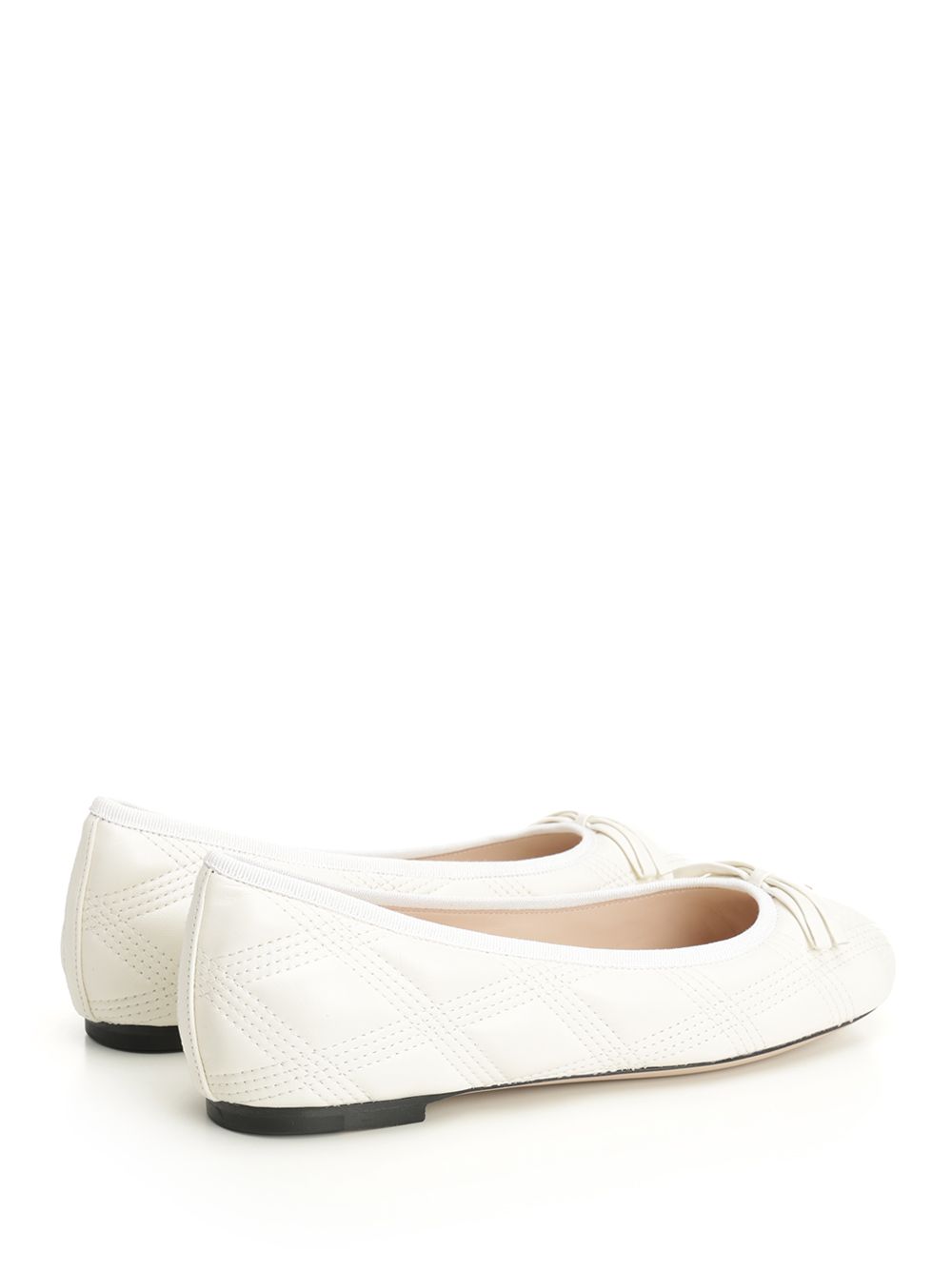 Valentino Garavani Nappa Leather Ballerinas Scarpe basse - Bianco | 23e001dbf0eac475452dee723d83502b9817aad2