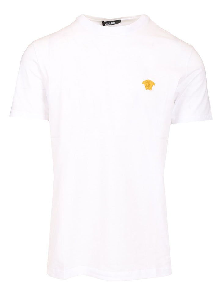 Versace Cotton T-Shirt - Bianco | 9a36d7b670f03f0cfcfc4ae92e258155cef02c82