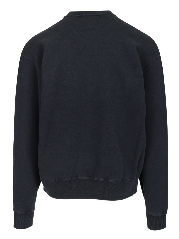 Ambush Crewneck Cotton Sweatshirt Sweatshirts - Blu | 2796d37a2c9c37c3de88447fb1c181db3a3966b6