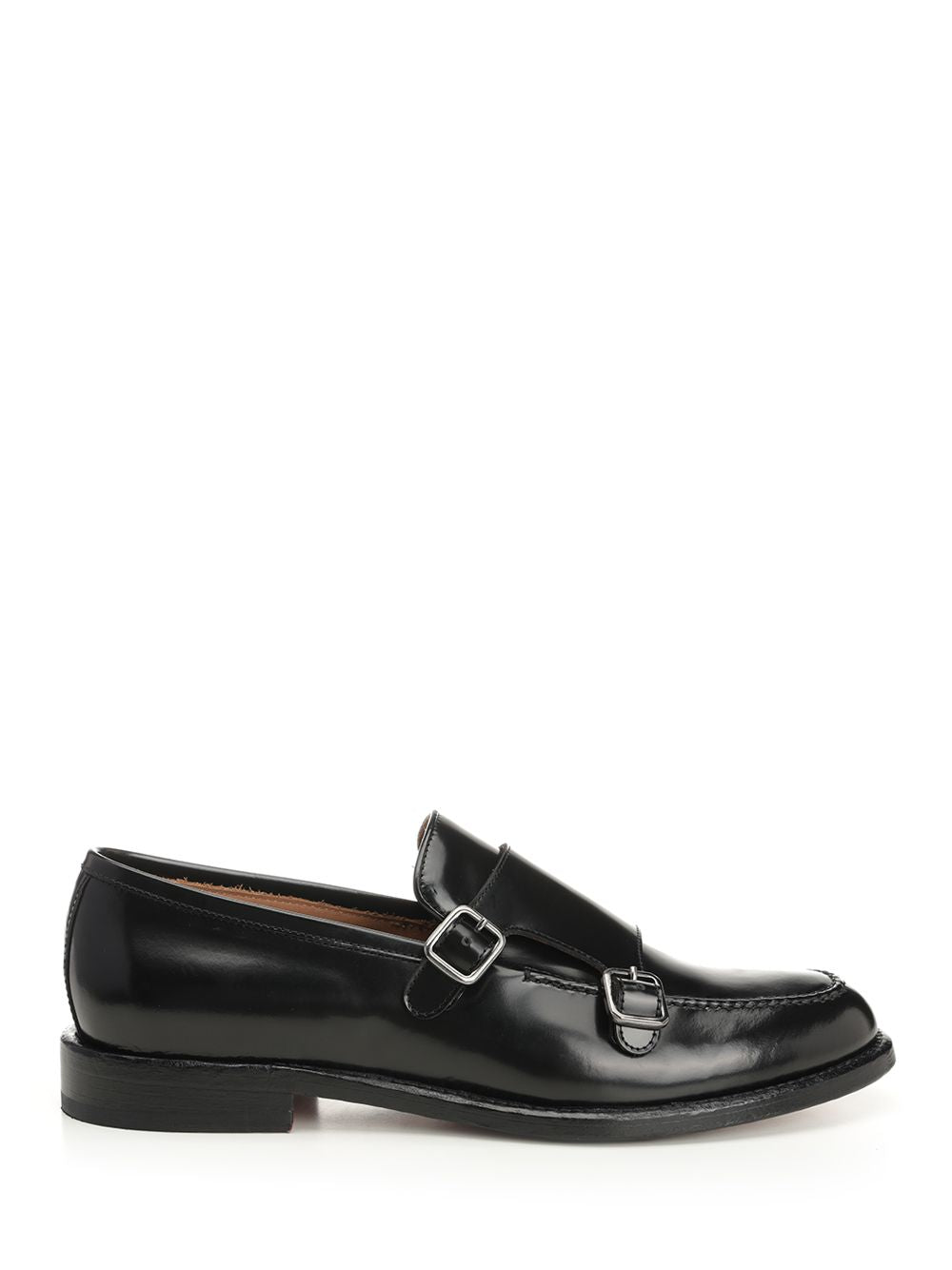 Corvari Double Buckle Moccasin Mocassini - Nero | 8600b7cc6d26c223be2ed326c7229b3d903b11f0