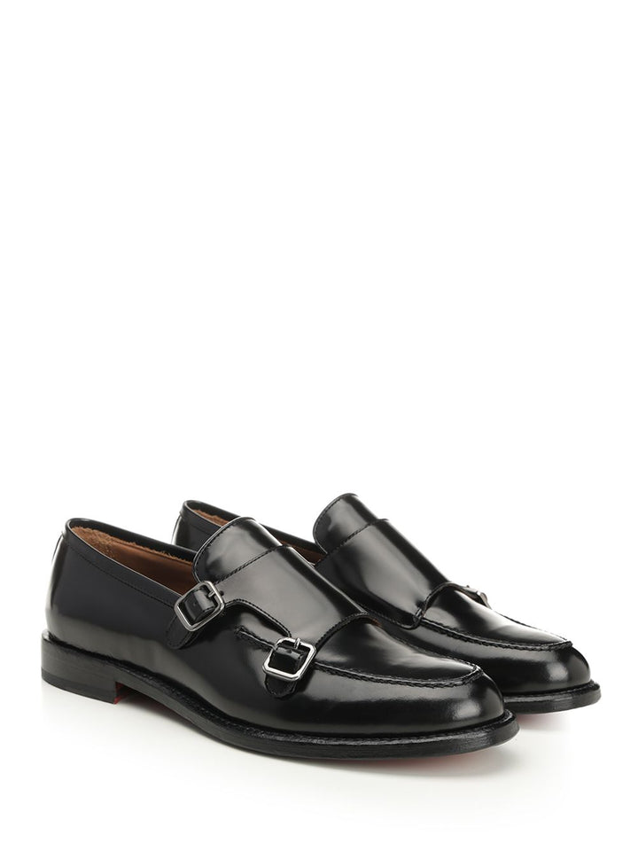 Corvari Double Buckle Moccasin Mocassini - Nero | d4751f7821603d5bedc2f67693e46cfeccdb4bb9