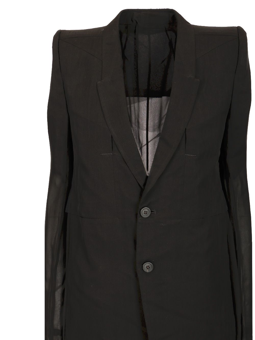 Rick Owens Fogpocket Neue Coats - Nero | 2559e305fb30fc9419aa6ff325089fd5415d6083
