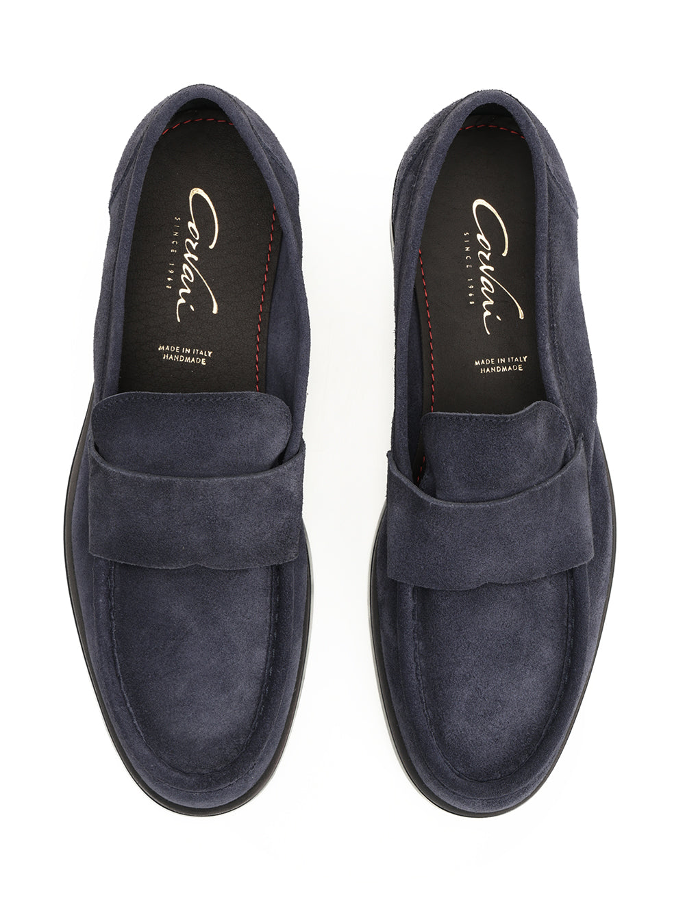 Corvari Suede Moccasin Scarpe basse - Blu | 1350e8e9389d82290c3ce45fb104ec8a56af8311
