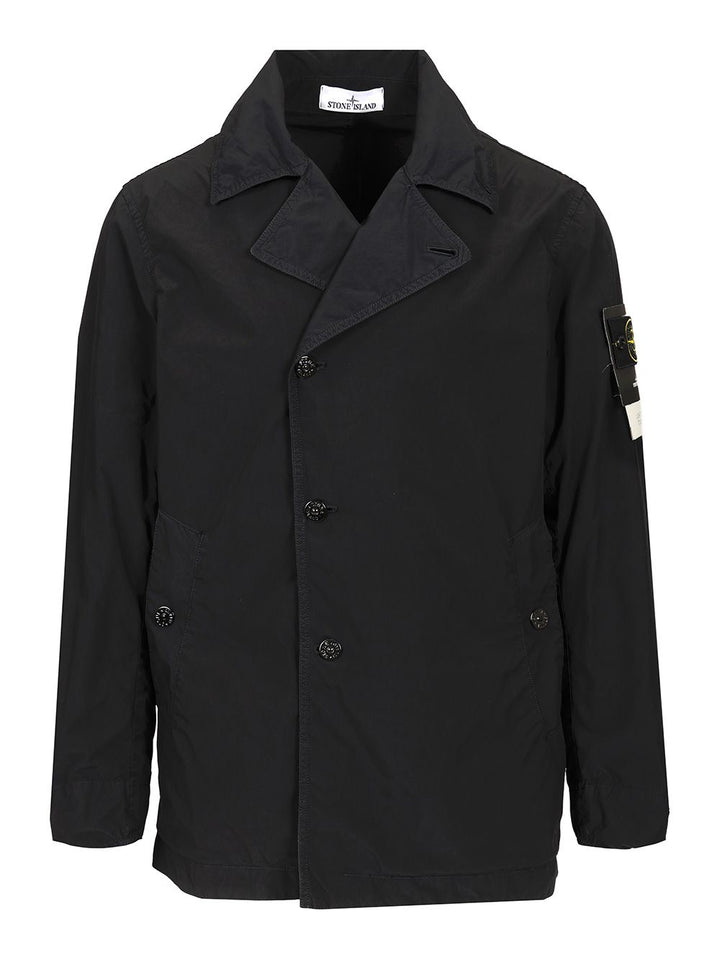 Stone Island Short Nylon Trench Coat Giacche - Blu | e19d691f03f53797415c3dfdbda6270d89b4b0d4