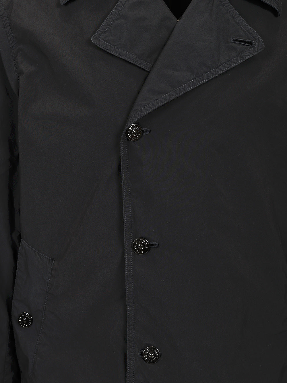 Stone Island Short Nylon Trench Coat Giacche - Blu | 417e786c80e97c4602f71337927c08cfb1693e59