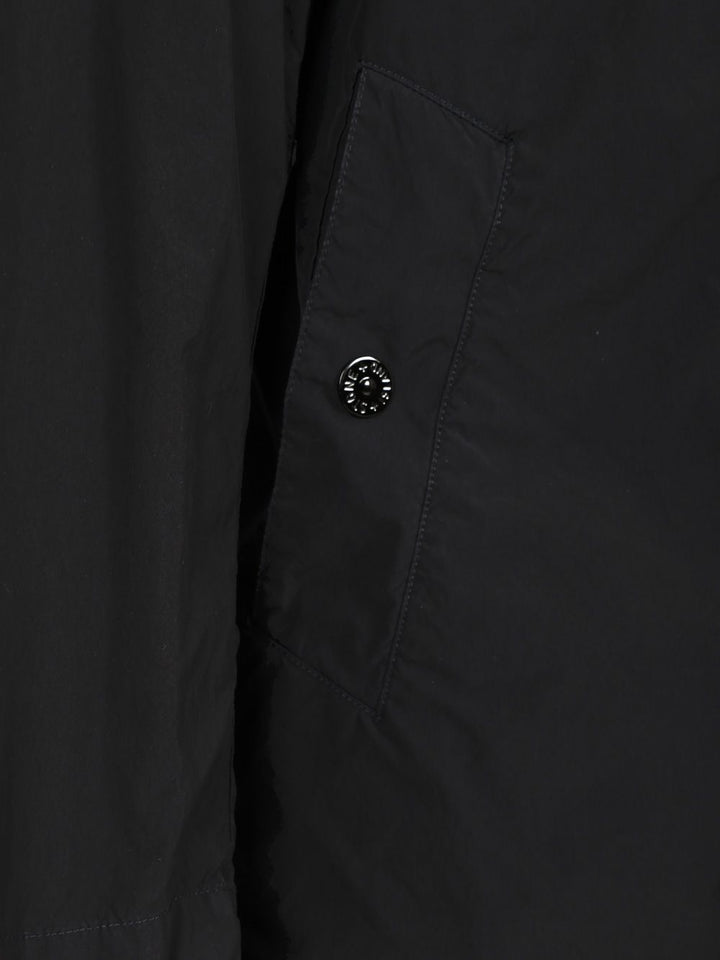 Stone Island Short Nylon Trench Coat Giacche - Blu | f02476e73dfad8e46e8ca9b2ab9e6937f2e3851a