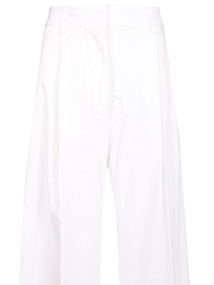 Thelatest Billie Trousers - Bianco | 5eb17fea96933547e2d28b1203ec21b38f6a5d3c